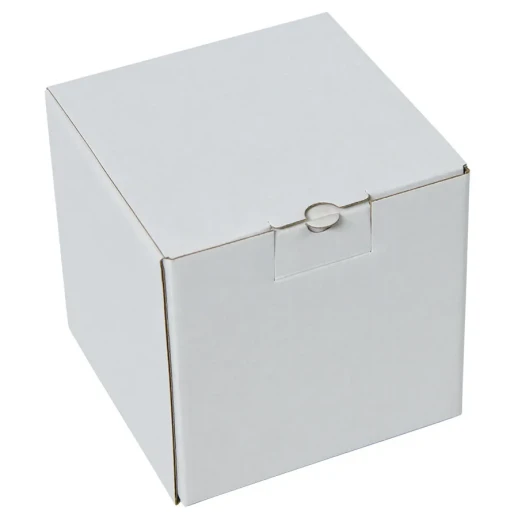 Коробка подарочная для кружки, размер 11 x 11 x 11 см. 21000 с нанесением логотипа с нанесением логотипа