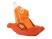 Набор для спорта Keen glow, оранжевый с нанесением логотипа с нанесением логотипа