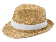 Pricus соломенная шляпа - Белый / Натуральный