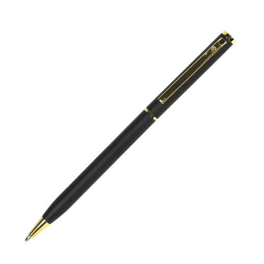 SLIM, ручка шариковая, темно-синий/золотистый, металл -, 1101/25