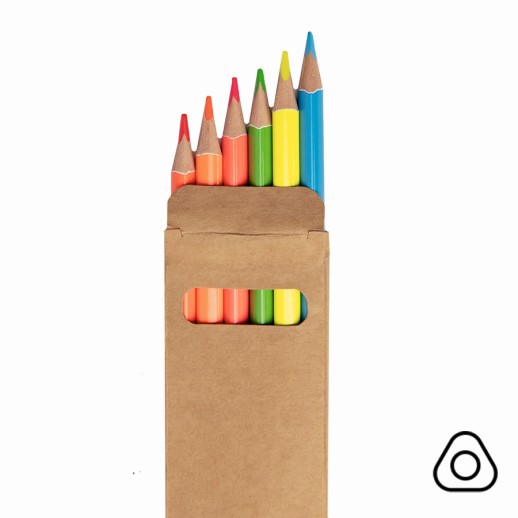 Цветные карандаши NEON, 6 цветов   32806