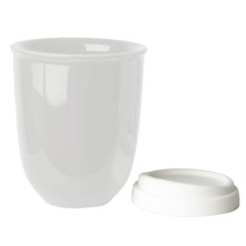 Стакан CAPSULA с крышкой, белый   21906/01