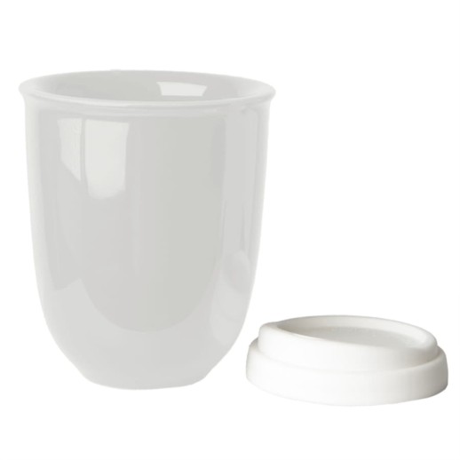 Стакан CAPSULA с крышкой, белый   21906/01