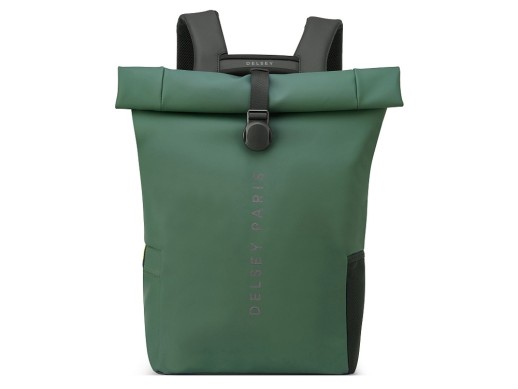 Рюкзак DELSEY, TURENNE SOFT, 26л, зеленый с нанесением логотипа с нанесением логотипа
