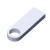 USB 2.0-флешка на 8 Гб с мини чипом и круглым отверстием, белый