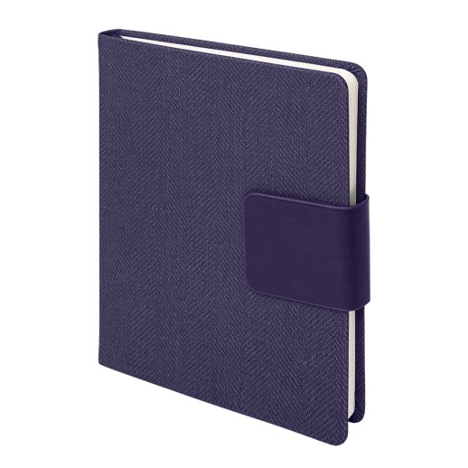 Ежедневник недатированный Mod, А5, фиолетовый, кремовый блок   24615/11