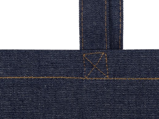 Джинсовая сумка с нанесением логотипа с нанесением логотипа