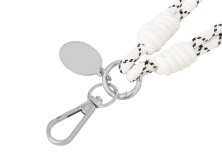 Брелок-браслет Bohemian, черно-белый