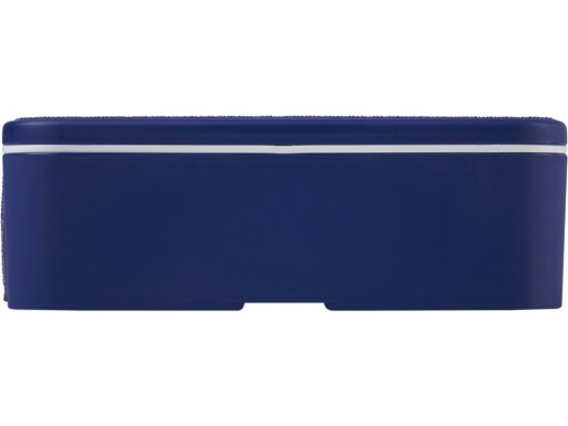 MIYO однослойный ланчбокс, синий с нанесением логотипа с нанесением логотипа