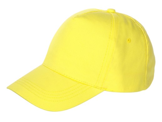 Бейсболка Мемфис 230 5-панельная, yellow с нанесением логотипа с нанесением логотипа