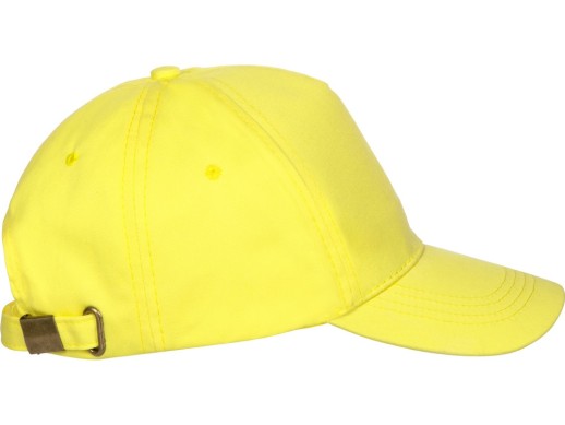 Бейсболка Мемфис 230 5-панельная, yellow с нанесением логотипа с нанесением логотипа
