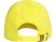 Бейсболка Мемфис 230 5-панельная, yellow с нанесением логотипа с нанесением логотипа