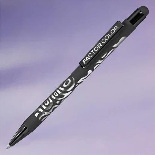 Ручка шариковая FACTOR COLOR со стилусом   40406/35