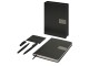 Подарочный набор Goethe с блокнотом А5, 2-мя ручками и картхолдером, черный