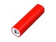 PB030 Универсальное зарядное устройство power bank  прямоугольной формы. 2600MAH. Красный с нанесением логотипа с нанесением логотипа