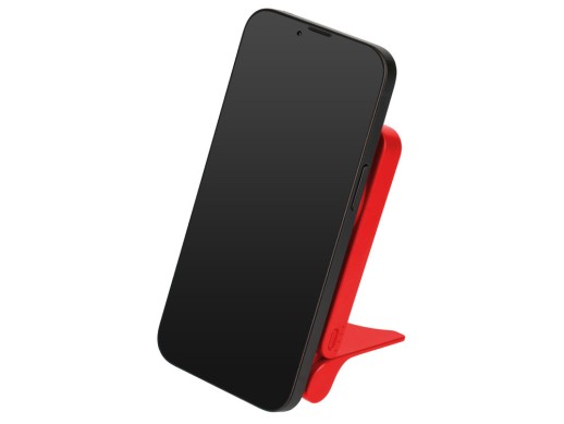 Внешний магнитный аккумулятор MagnIQ, красный, 5000 mAh с нанесением логотипа с нанесением логотипа