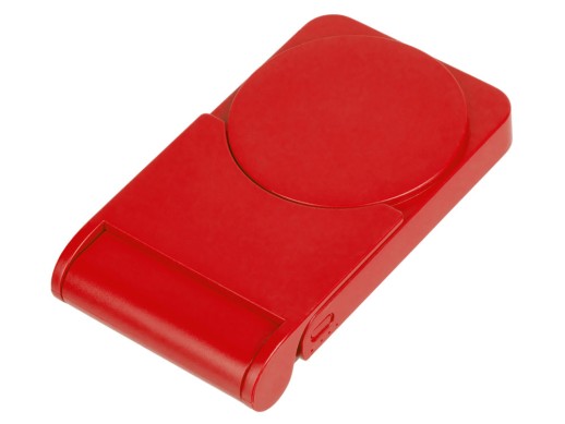 Внешний магнитный аккумулятор MagnIQ, красный, 5000 mAh с нанесением логотипа с нанесением логотипа