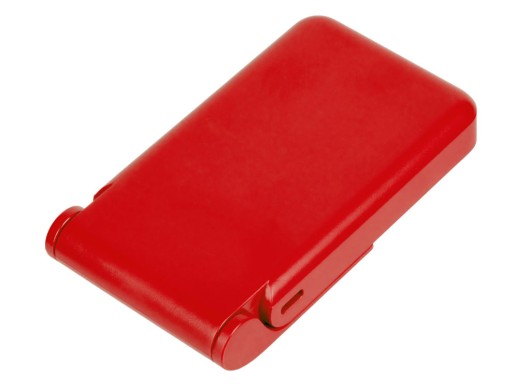 Внешний магнитный аккумулятор MagnIQ, красный, 5000 mAh с нанесением логотипа с нанесением логотипа