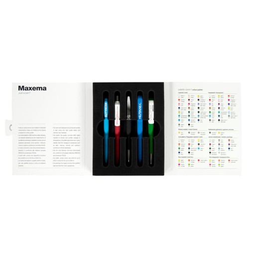 Папка для образцов ручек Maxema mini 2   MMfolder mini 2 с нанесением логотипа с нанесением логотипа
