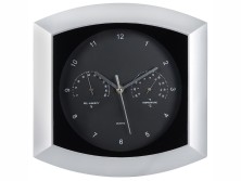 Погодная станция настенная Кусто, серебристый/черный (Р)