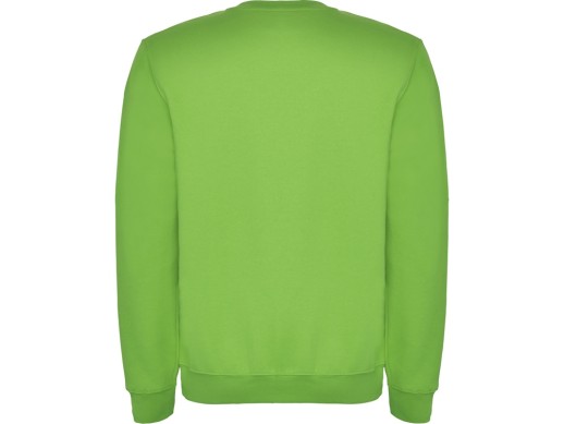 Свитшот с начесом Clasica унисекс, зеленое яблоко