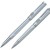 Набор Pierre Cardin коллекция ПАРА (PEN&amp;PEN) : ручка шариковая + роллер. Корпус - латунь, отделка и детали дизайна - сатиновое покрытие, сталь + хром. Цвет серебристый. Упаковка Е.