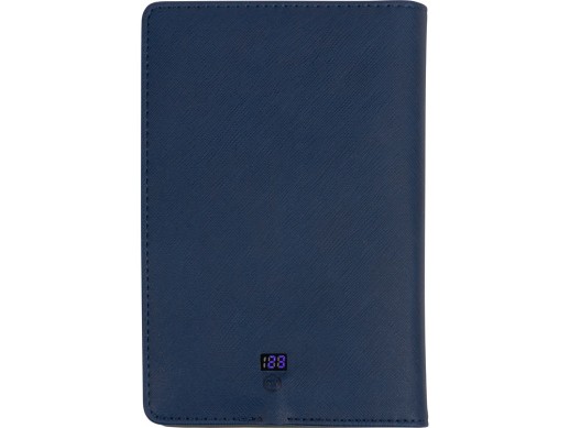 Органайзер с функцией беспроводной зарядки Manner, 5000 mah, темно-синий