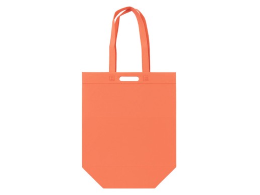 Сумка для покупок из спанбонда Ambit, 380*120*400 с ручкой 550/30 мм, оранжевый