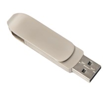 USB flash-карта CIRCLE OTG Type-C (32Гб), серебристая, 6,5х1,5х0,82 см, металл 19340_32Gb