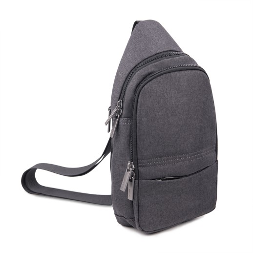 Сумка на плечо CORE, серый, 100% полиэстер ,   995735/30 с нанесением логотипа с нанесением логотипа