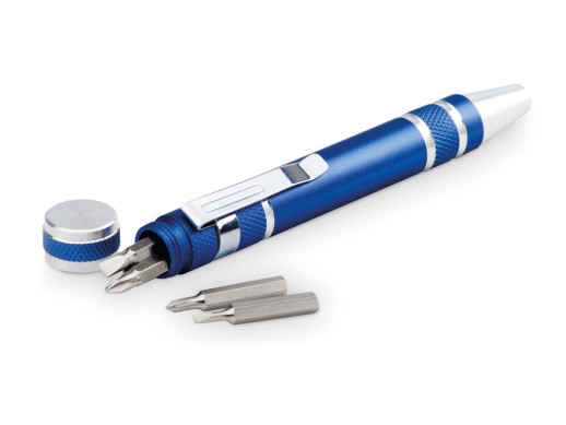 TOOLPEN. Набор инструментов, Королевский синий с нанесением логотипа с нанесением логотипа