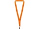 Ланъярд из RPET с клипом, оранжевый
