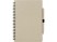 Блокнот А5 Toledo M, бежевый + ручка шариковая Pianta из пшеничной соломы, бежевый