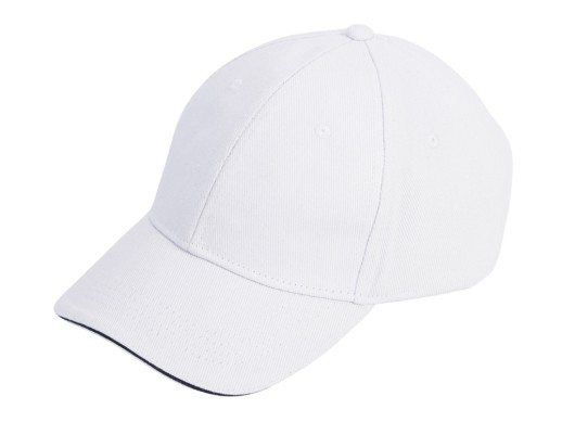 Бейсболка Cancun, белый/темно-синий с нанесением логотипа с нанесением логотипа