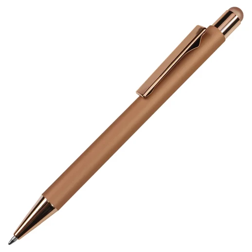 Ручка шариковая FACTOR COLOR со стилусом, золотой   40406/49