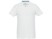 Мужское поло Beryl из переработанных органических материалов с коротким рукавом, белый с нанесением логотипа с нанесением логотипа