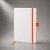 Блокнот ColorNote White, твердая обложка A5, 80 листов, белый и оранжевый