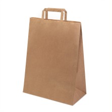 Пакет бумажный QUADRATA XL, крафт, плотность 80 г/м2, 43 x 32 x 17 cм   21080