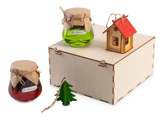 Подарочный набор Decoration Deluxe 2.0 с двумя видами варенья, натуральный