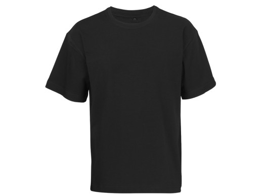 Футболка оверсайз Vienna унисекс , черный с нанесением логотипа с нанесением логотипа