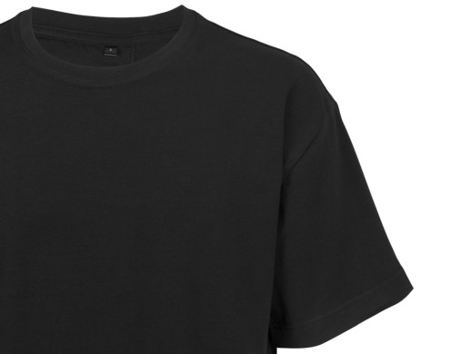 Футболка оверсайз Vienna унисекс , черный с нанесением логотипа с нанесением логотипа