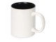 Кружка Sublime Color XL для сублимации 440мл, белый/черный с нанесением логотипа с нанесением логотипа
