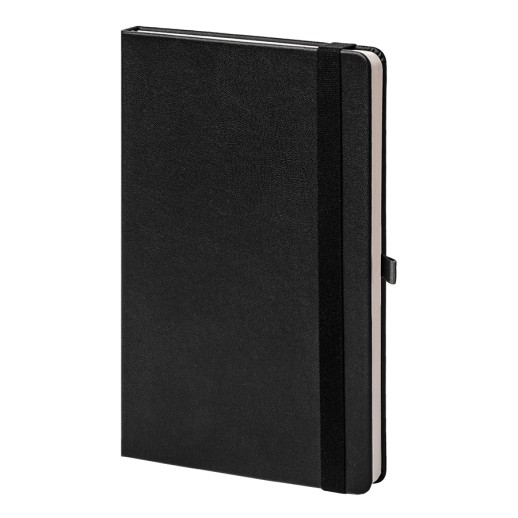Бизнес-блокнот GLORI, A5, черный, твердая обложка, в линейку 21220/35