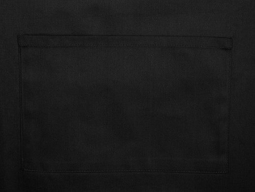 Хлопковый фартук 180gsm, черный