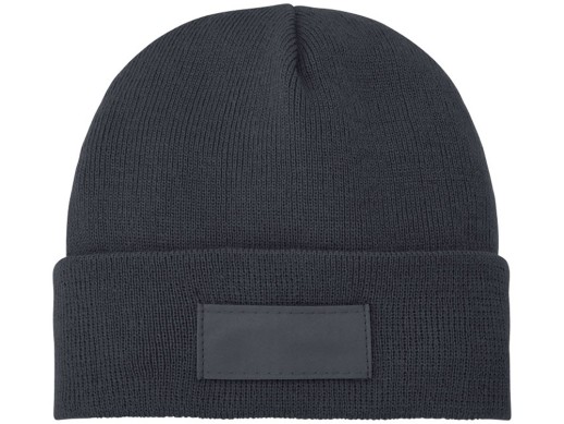 Шапка Boreas с нашивками, storm grey с нанесением логотипа с нанесением логотипа
