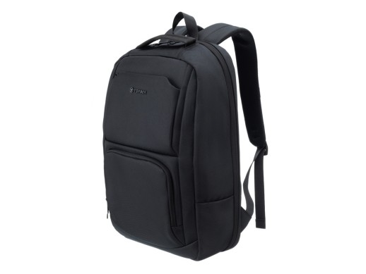 Рюкзак TORBER ВОЯЖ с отделением для ноутбука 18,5'', черный, полиэстер 900D, 33х15х48 см, 20 л с нанесением логотипа с нанесением логотипа