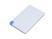 Универсальное зарядное устройство Credit _card1_power_bank под нанесение логотипа в виде кредитной карты, толщина всего 7,5 . 2500MAH. Синий с нанесением логотипа с нанесением логотипа