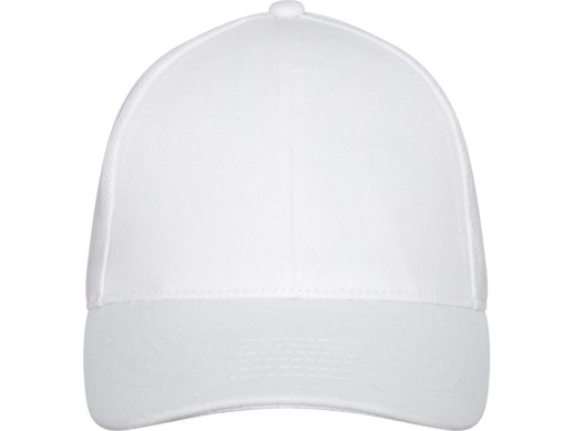 Кепка-бейсболка Drake, 6-панельная, изготовлена из хлопка, белый с нанесением логотипа с нанесением логотипа