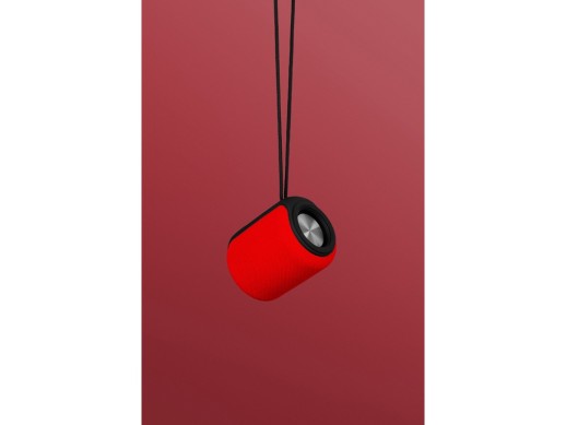 Портативная колонка mySound Clario, 15 Вт Red с нанесением логотипа с нанесением логотипа
