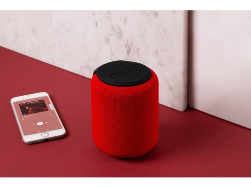 Портативная колонка mySound Clario, 15 Вт Red с нанесением логотипа с нанесением логотипа